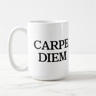 Carpe Diem White Tasse
