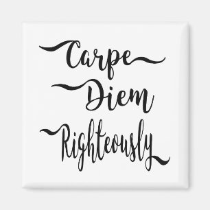 Carpe Diem zu Recht Magnet