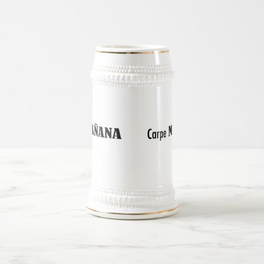 Carpe Manana Bierglas (Mittel)