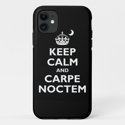 Carpe Noctem! Case-Mate iPhone Hülle (Rückseite)
