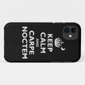 Carpe Noctem! Case-Mate iPhone Hülle (Rückseite (Horizontal))