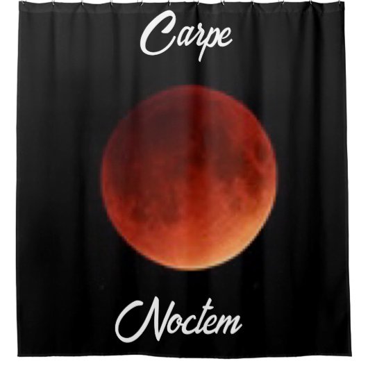 Carpe Noctem Duschvorhang (Vorderseite)