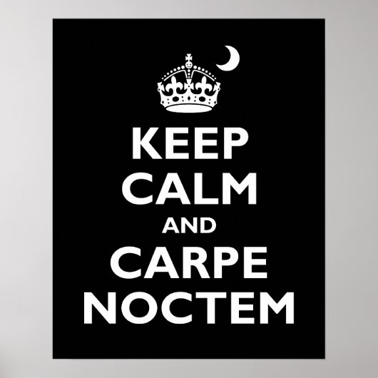 Carpe Noctem! Poster (Vorne)
