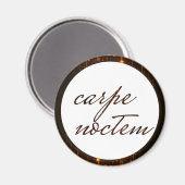 Carpe Noctem Seize Night Latin Zitat Magnet (Vorderseite/Rückseite)