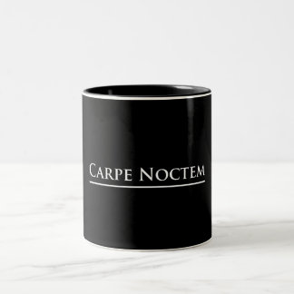 Carpe Noctem Zweifarbige Tasse