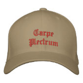 Carpe Plectrum Ballcap Bestickte Baseballkappe (Vorderseite)