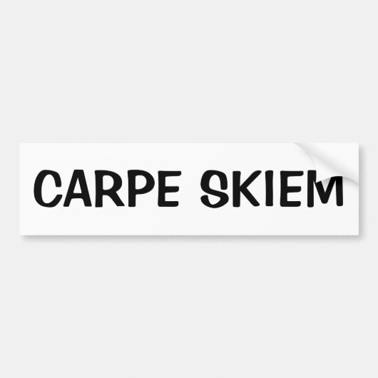 CARPE SKIEM AUTOAUFKLEBER (Vorne)