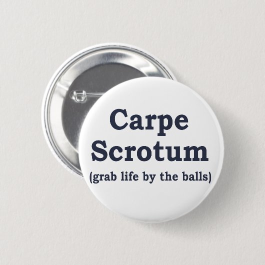 Carpe Skrotum Button (Vorne & Hinten)