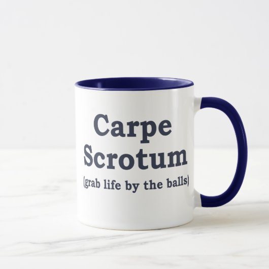 Carpe Skrotum Tasse (Rechts)