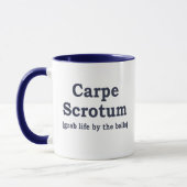 Carpe Skrotum Tasse (Links)