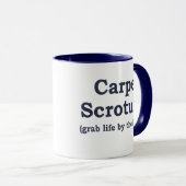 Carpe Skrotum Tasse (VorderseiteRechts)