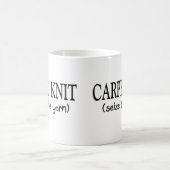 Carpe Strick- (ergreifen Sie das Garn), Kaffeetasse (Mittel)