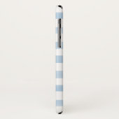 Carpe the f'ing Diem Blue Stripe Muster Case-Mate iPhone Hülle (Hinten/Links)