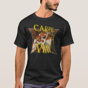 Carpe Vin Vino Wein Zinfandel Tiki Bar Enoteca T-Shirt