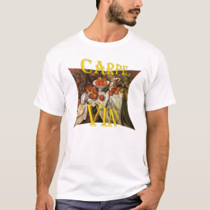 Carpe Vin Vino Wein Zinfandel Tiki Bar Enoteca T-Shirt