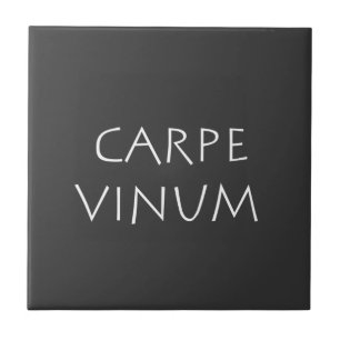 Carpe vinum fliese