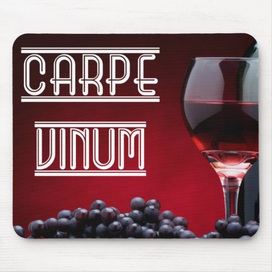 Carpe Vinum Mausunterlage Mousepad (Vorne)