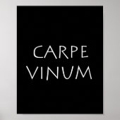 Carpe vinum poster (Vorne)