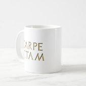 Carpe Vitam Kaffeetasse (Vorderseite Links)
