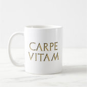 Carpe Vitam Kaffeetasse (Links)