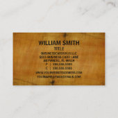 Carpenter Antique Brushed Business Card Visitenkarte (Rückseite)