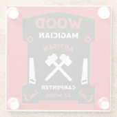 Carpenter Artisan Glasuntersetzer (Rückseite)