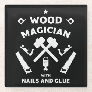 Carpenter Artisan Glasuntersetzer