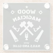 Carpenter Artisan Glasuntersetzer (Rückseite)