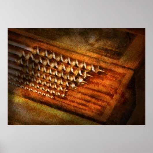 Carpenter - Auger bits Poster (Vorne)