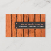 Carpenter Business Card Template Visitenkarte (Vorderseite)