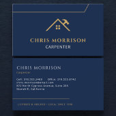 Carpenter Carpentry Contractor Home Builder Visitenkarte