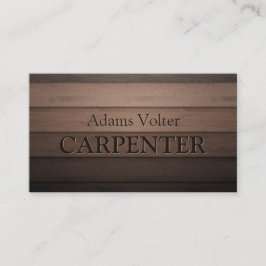 Carpenter Carpentry Woodwork Service Business Card Visitenkarte