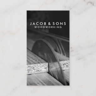 Carpenter Carpentry Woodworking Business Card Visitenkarte