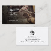 Carpenter Carpentry Woodworking Business Card Visitenkarte (Vorne/Hinten)