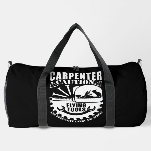 Carpenter Caution Flying Tools Duffle Bag (Rückseite)