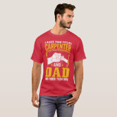 Carpenter Dad Rock Both Carpentry Woodworker Woodw T-Shirt (Vorne ganz)