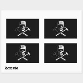 Carpenter der Karibik Rechteckiger Aufkleber (Blatt)