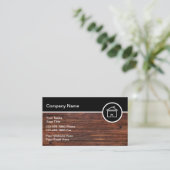 Carpenter Editable Modern Business Cards Visitenkarte (Stehend Vorderseite)