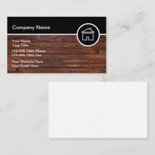 Carpenter Editable Modern Business Cards Visitenkarte