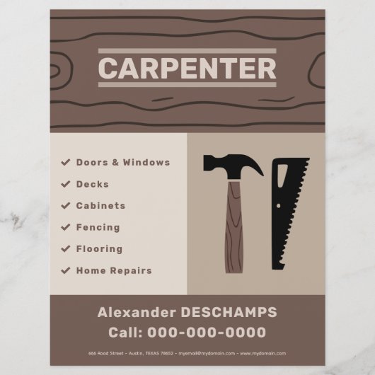 Carpenter-Flyer Flyer (Vorne)