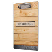 Carpenter Handyman Renovations Services Wood Klemmbrett (Links)