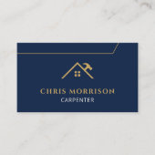 Carpenter Home Carpentry Construction Visitenkarte (Vorderseite)