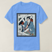 Carpenter Japanischer Samurai Warrior Armor Schwer T-Shirt (Design vorne)