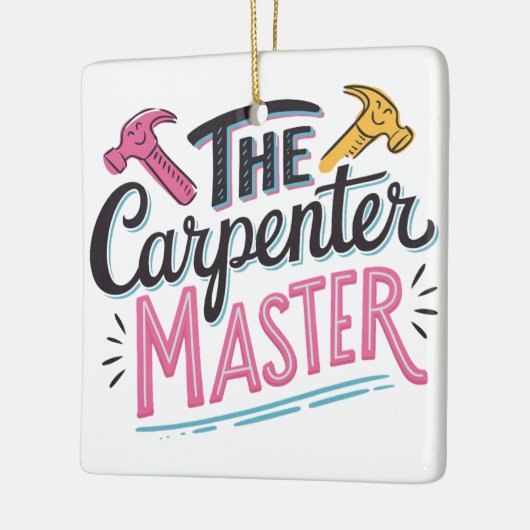 Carpenter job master keramikornament (Links)