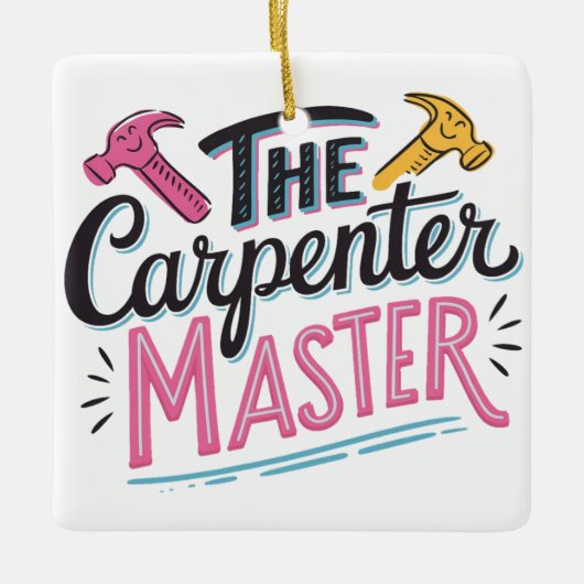 Carpenter job master keramikornament (Vorderseite)