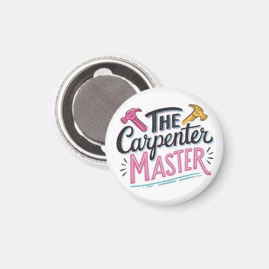 Carpenter job master magnet (Vorderseite/Rückseite)