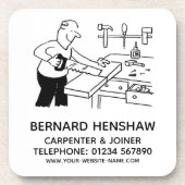 Carpenter & Joiner Beverage Coaster Getränkeuntersetzer (Vorderseite)