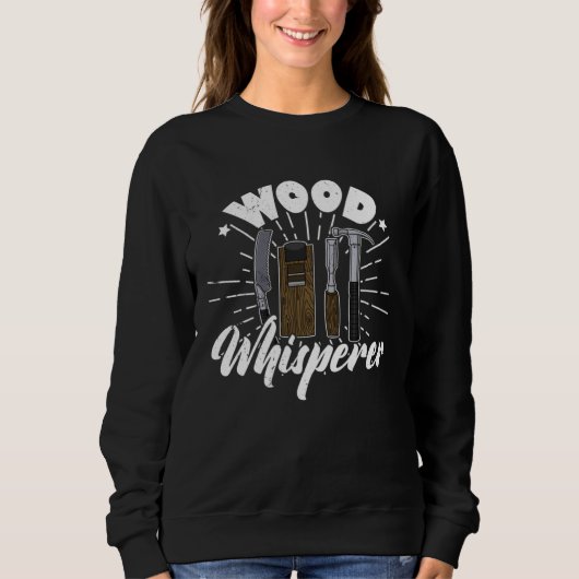 Carpenter joinery carpenter woodworker chainsaw pr sweatshirt (Vorderseite)