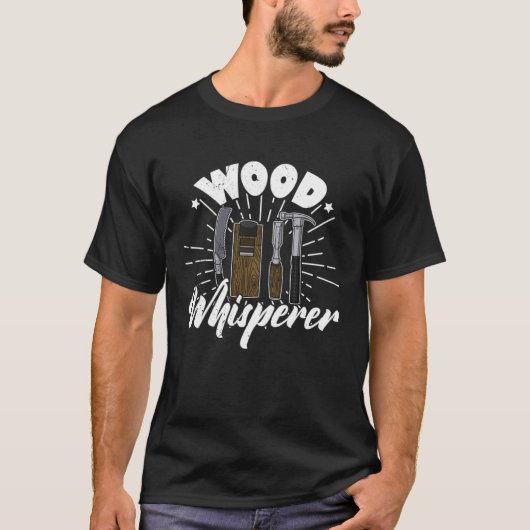 Carpenter joinery carpenter woodworker chainsaw pr T-Shirt (Vorderseite)