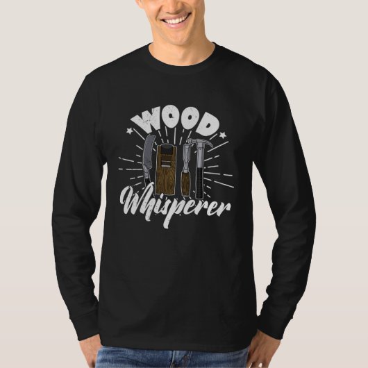 Carpenter joinery carpenter woodworker chainsaw pr T-Shirt (Vorderseite)